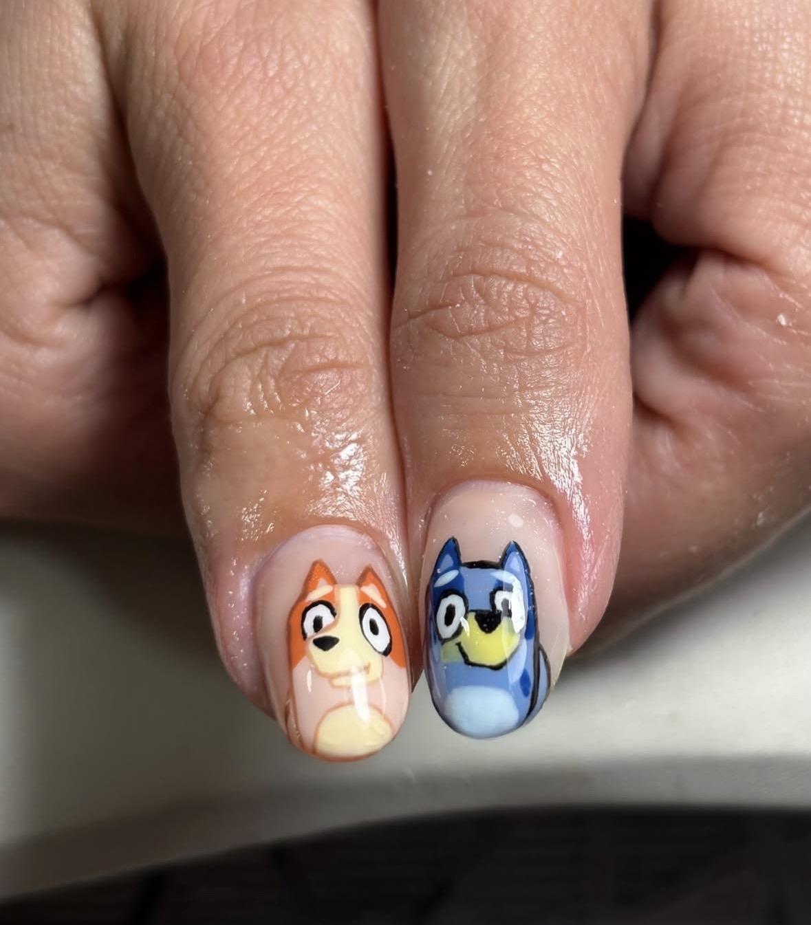 Diseño de uñas anime realizado por Sakura Nails